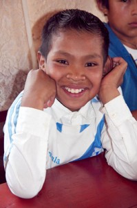 Boy at La Pedrera School